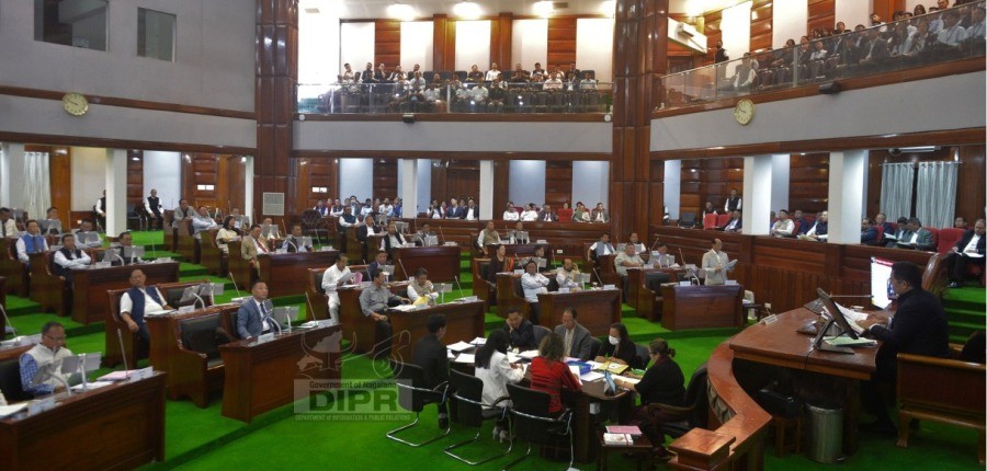 The second session of the 14th NLA in progress on September 11. (DIPR Photo)